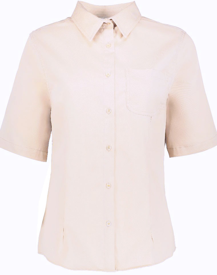 BLUSA-MUJER-GABARDINA-MANGA-CORTA-FERRUCHE