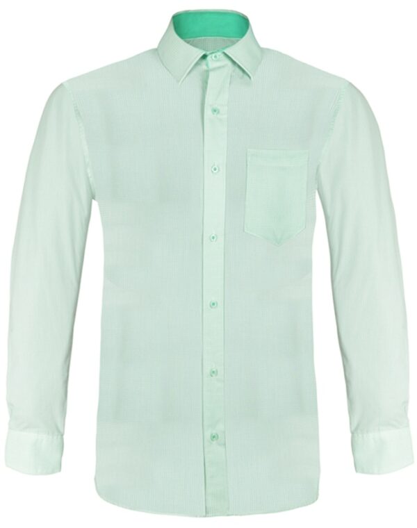 Guillermo™ | Polo casual de manga larga verde main image 0
